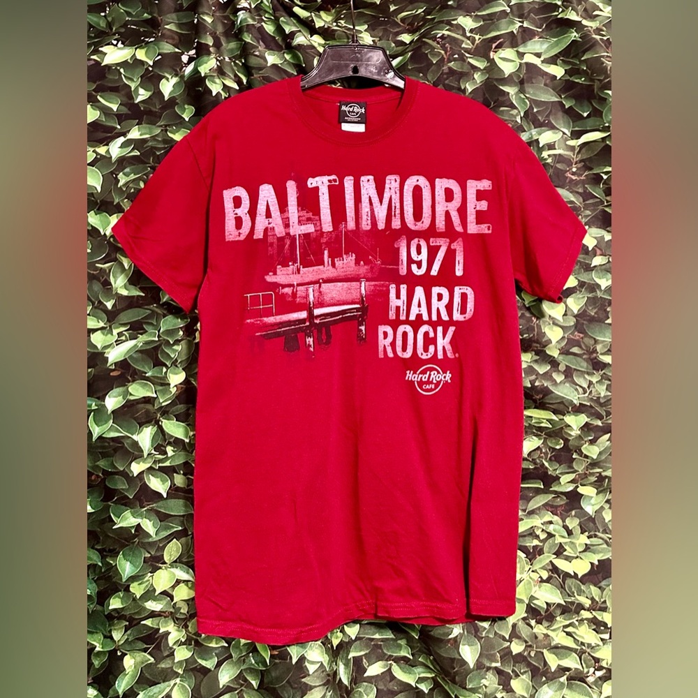 Hard Rock Baltimore 1971 T Shirt Red Men’s Medium